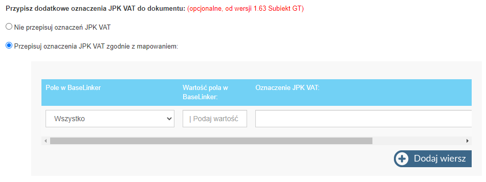 JPK_VAT_config