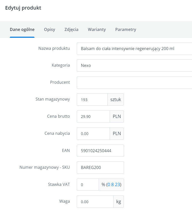 Parameters_BaseLinker